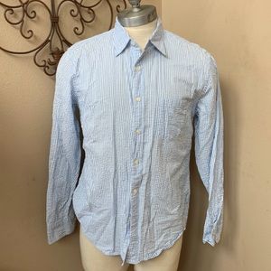J. Crew Seersucker Dress Shirt